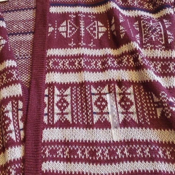 Billabong Aztec Y2K Trek boho Cardigan Sweater - Picture 5 of 10